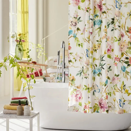 Fiore D' Acqua Peony Shower Curtain