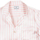 Silk Pajama Short Set in Pink Stripe
