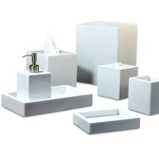 Contours White Bath Collection