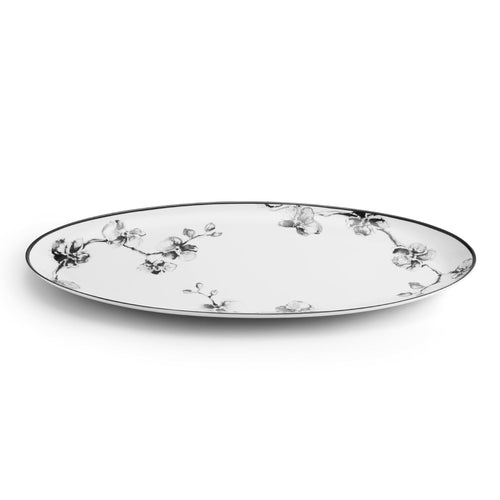 Black Orchid Serving Platter