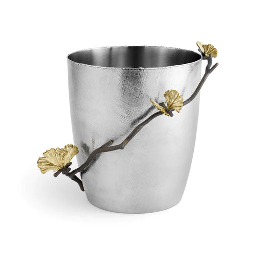 Butterfly Ginkgo Waste Basket