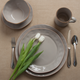Cantaria Greige Dinnerware