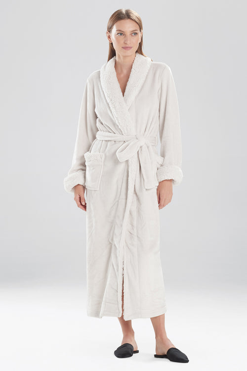 Plush Sherpa Bone Robes