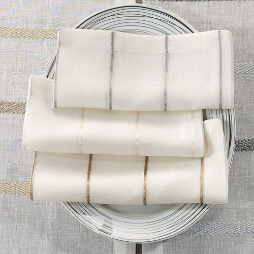 Metallic Thread Napkins