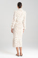 Plush Leopard Sand Taupe Robe