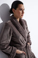 Plush Sherpa Toasted Taupe Robe