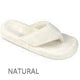 Acorn Spa thong slipper in Natural.