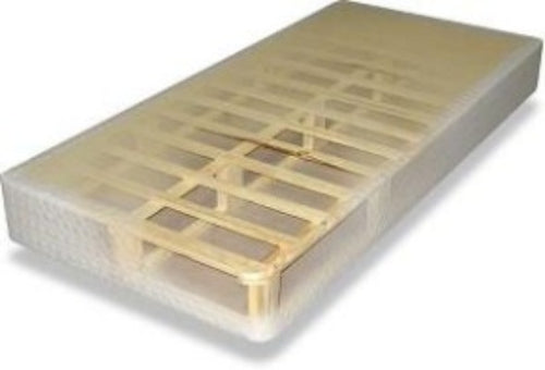 Natural wood and cotton foundation detail
