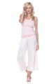 Jolie Satin Capri Pant