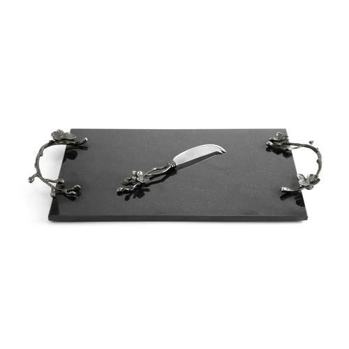 Black Orchid Cheeseboard with Knife