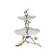 Butterfly Ginkgo 2-tier Etagere