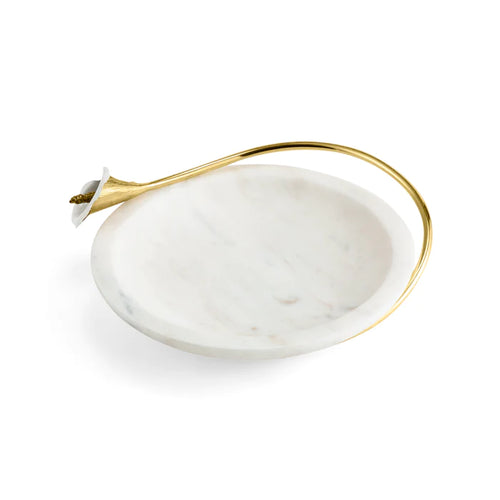 Calla Lily Marble Dish