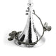White Orchid Toilet Paper Stand