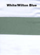 Aida white/wilton blue swatch color