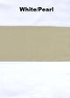 Aida white/pearl swatch color