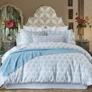 Mali Light Indigo Bedding Collection