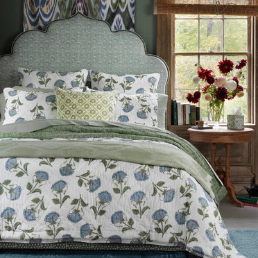 Farah Light Indigo Quilt Collection
