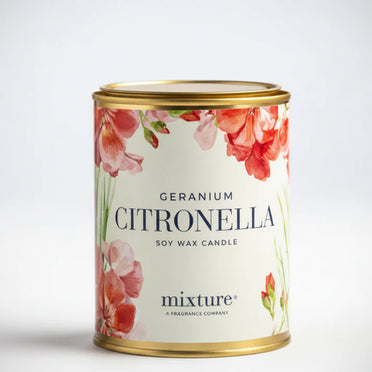 Geranium Citronella Candle
