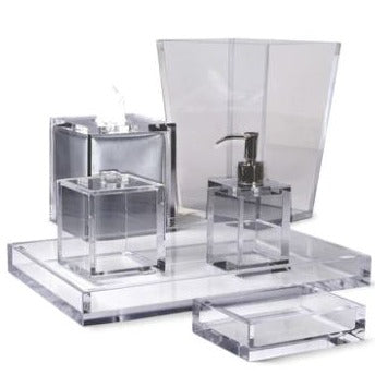 Ice Clear Lucite Bath Collection
