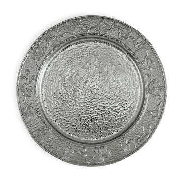 Black Orchid Charger Plate