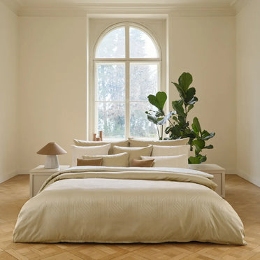 Ennio Beige Bedding Collection