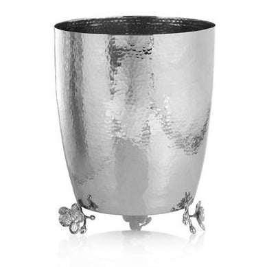 White Orchid Waste Basket