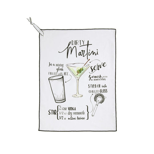 Dirty Martini Tea Towel