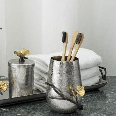 Butterfly Ginkgo Toothbrush Holder