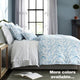 Alexandra bedding collection shown on bed
