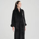 Plush Sherpa Black Caftan