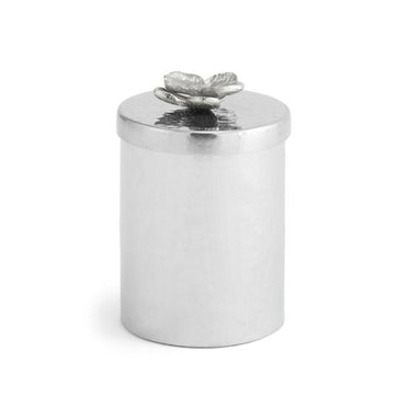 White Orchid Round Container